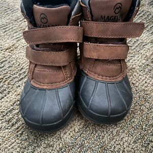 Magellan Outdoors Kids Brown and Black Winter Boots